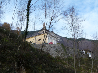 Verso il Santuario del Carmine a Miane