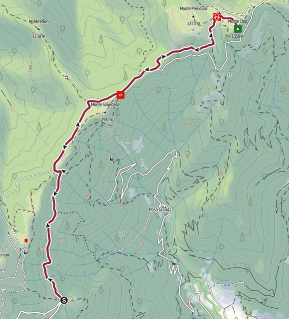 Prealpi trevigiane d'autunno