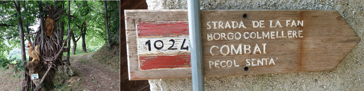 Strada de la Fan e BoscArt a Combai