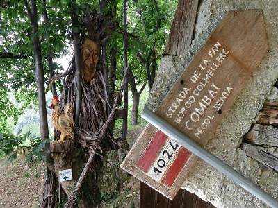 Strada de la Fan e BoscArt a Combai