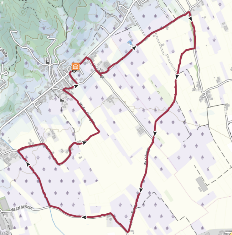 Passeggiata Maser ai piedi dei Colli Asolani