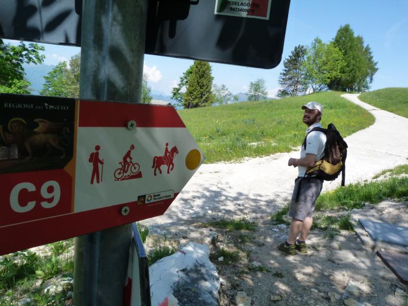 To the right Following c9