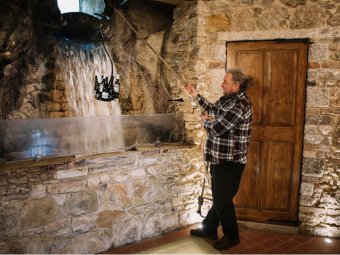 Il vino dalla cascata