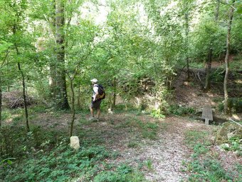 Prima del torrente Vizza a sinistra