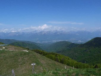 Panorama verso la Val Belluna