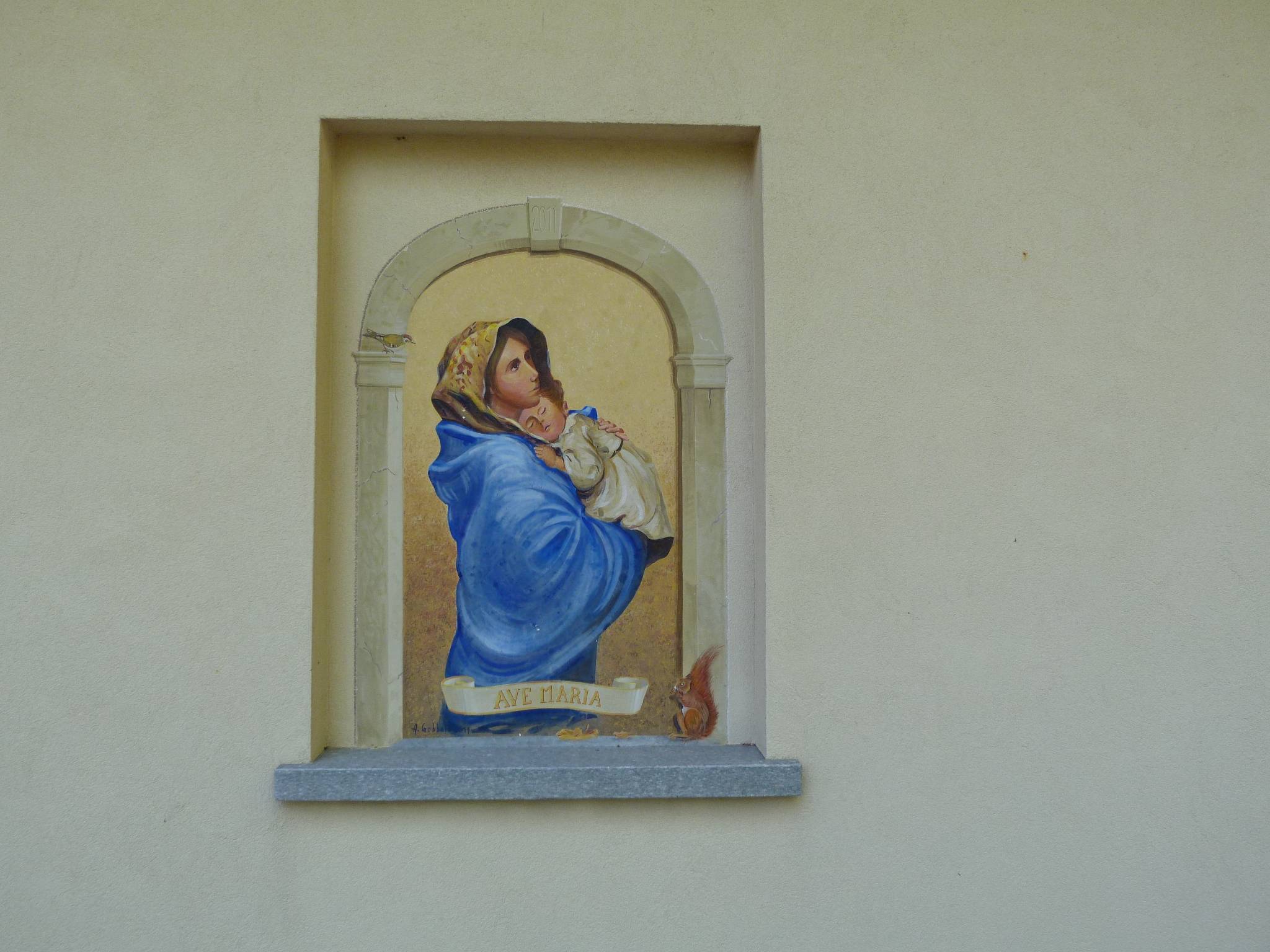 Affresco della Madonna