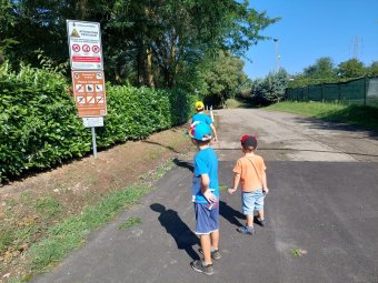 Entrata del parco pubblico