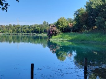Vista sul lago di paese