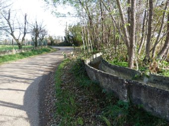 Canaletta sulla via