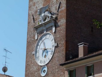 Orologio e Leone di San Marco della Torre civica