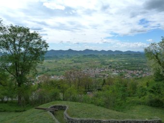 Panorama dalla Chiesa di San Bastian