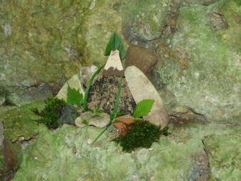 Scultura Sebastian sotto il ponte