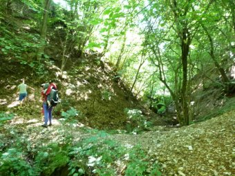 Piccola salita sulla sinistra