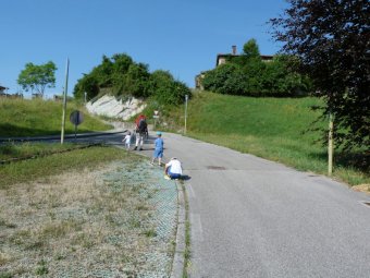 Dal parcheggio verso inizio del sentiero