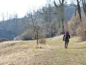 Verso il Mulino Crevada