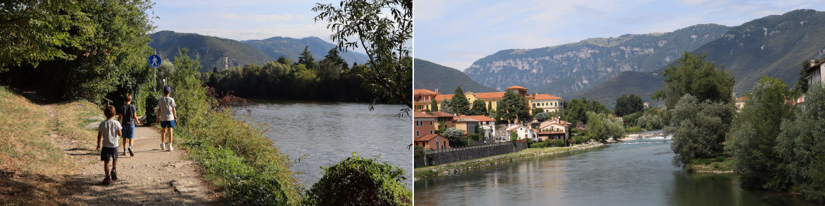 Sentiero del Brenta a Bassano del Grappa